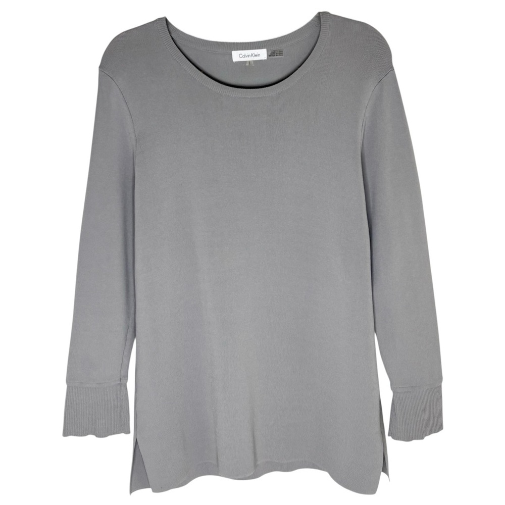 Calvin Klein Women’s Gray Tunic Sweater